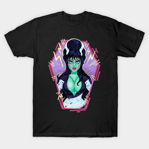 The Bride of B-Horror T-Shirt by The Asylum Countess
